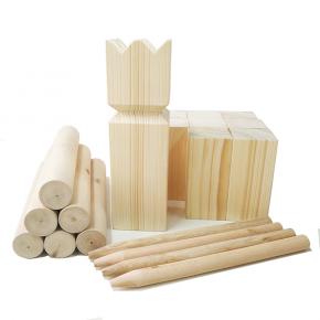 Giant kubb game set